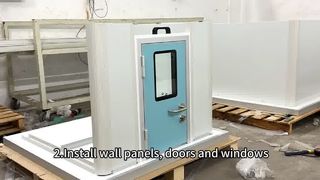 Quy trình lắp đặt mô hình phòng sạch Ⅰ