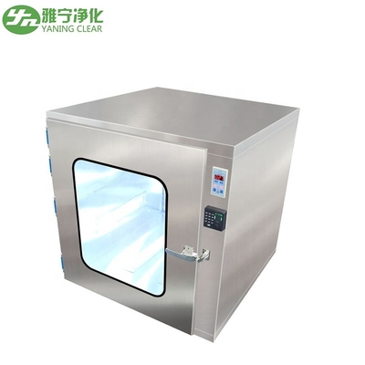 Hộp thông hành phòng sạch tùy chỉnh Thép không gỉ nhẹ cát với sơn tĩnh điện