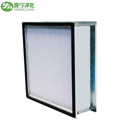 Bộ lọc không khí Hepa di động bằng sợi thủy tinh H13 với bộ tách giấy khung nhôm