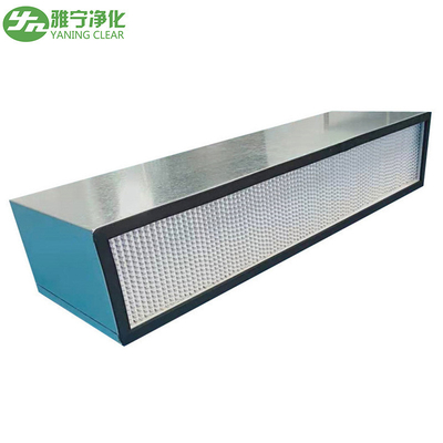 Bộ lọc không khí trong phòng sạch 0,3 Micron Thiết kế tùy chỉnh Khe cắm sâu Hepa H13 H14 Ulpa U15