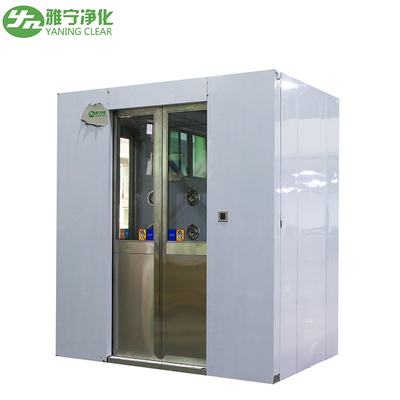 YANING Phòng sạch Phòng tắm không khí Phòng tắm Cửa trượt tự động Khóa liên động điện tử