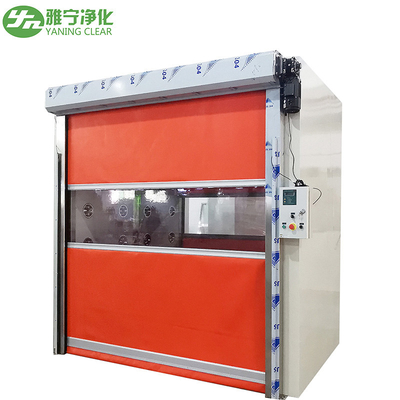 Nhân viên cửa cảm ứng tự động Phòng tắm không khí Lăn nhanh Cửa chớp Pvc Cửa hàng