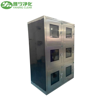 Chuyển cửa sổ 220v50hz Phòng sạch đi qua hộp thép không gỉ