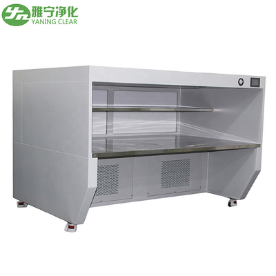 Phòng sạch không bụi ISO 5 Băng ghế dự bị dòng khí ngang Tủ lưu lượng gỗ ngang