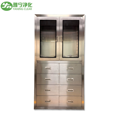 Hộp y tế bằng thép không gỉ Ce ISO 304 với ngăn kéo