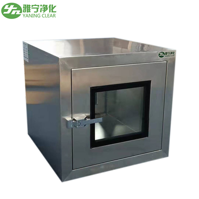 304 Stainless Steel Cleanroom Pass Box Cửa bên ngoài / Cửa nhúng