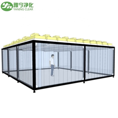 Phòng sạch vô trùng Booth Oem Class 100 Phòng sạch mô-đun Iso 5 Iso 7