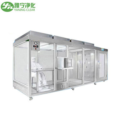 YANING GMP Tiêu chuẩn ISO5 Modular Clean Room Soft và Hard Wall Clean Room Clean Booth