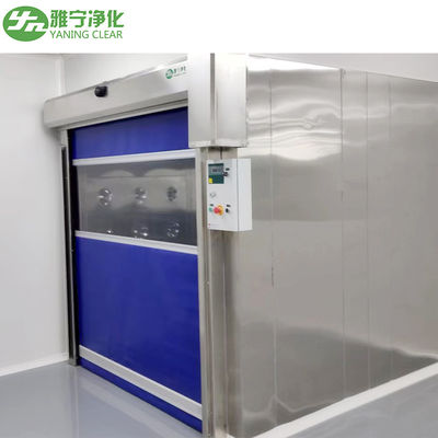 Vòi hoa sen không khí trong phòng sạch cảm ứng tự động 27m / S Vận tốc không khí SUS304 Thép không gỉ