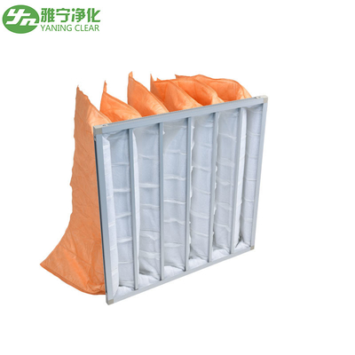 F5 - Bộ lọc không khí nhiều túi lớp F9 Hiệu quả trung bình cho hệ thống lọc sơ cấp HVAC