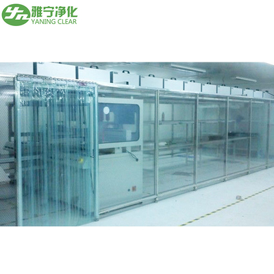 Phòng sạch được ISO phê duyệt Khung nhôm tường mềm mô-đun cho sản xuất OLED