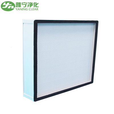 Bộ lọc không khí HEPA Mini Pleat Khung tấm mạ kẽm cho hệ thống thông gió
