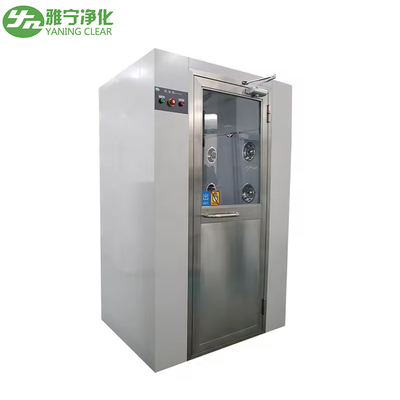 Phòng tắm không khí phòng sạch chống tĩnh điện Phòng đôi quạt gió Khóa điện tử cho 2-4 người