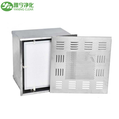 Hộp lọc Hepa phòng sạch ULPA bằng thép không gỉ 660 * 660 * 400mm Kích thước ra
