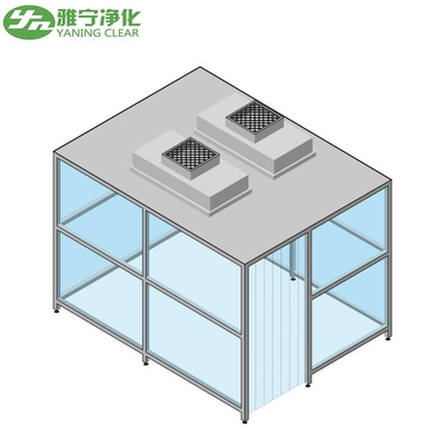 Phòng sạch tùy chỉnh Phòng sạch với ống hình vuông thép và bộ lọc FFU