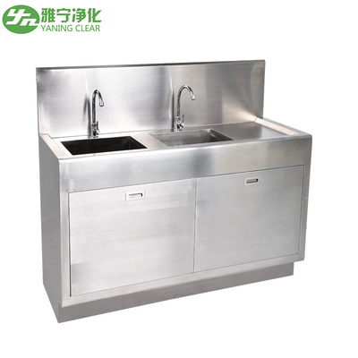 Phòng thí nghiệm Chậu rửa tay đôi bằng thép không gỉ Hoạt động thủ công Tùy chỉnh