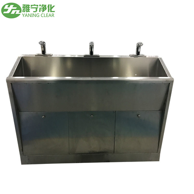 Chậu rửa tay 3 người nhiều trạm, Chậu rửa bằng thép không gỉ công nghiệp