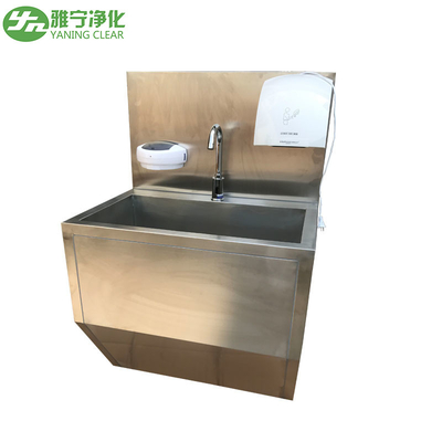 Chậu rửa tay y tế bằng thép không gỉ dành cho một người với máy sấy tay cho ngành công nghiệp thực phẩm