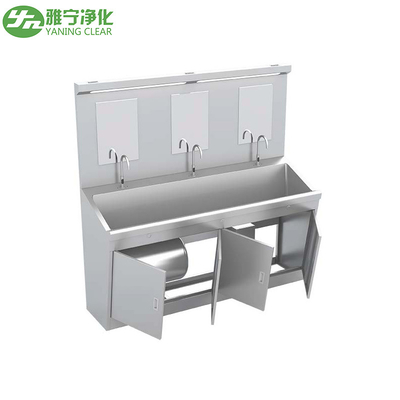 Bồn rửa tay phòng thí nghiệm đa năng YANING bằng thép không gỉ, rảnh tay