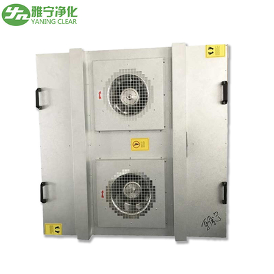 Bộ lọc quạt Class 100 FFU Khối lượng không khí lớn Vật liệu thép mạ kẽm AC 220V 50 Hz