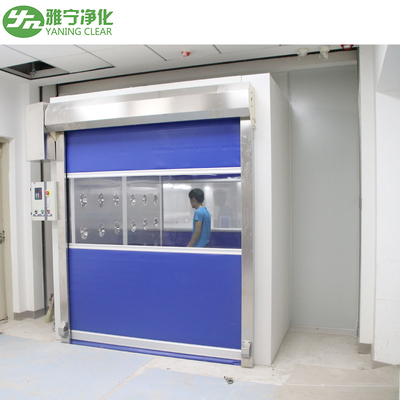 Cửa chớp PVC 27m / S Đường hầm phòng tắm không khí chở hàng EVA Niêm phong bằng thép không gỉ