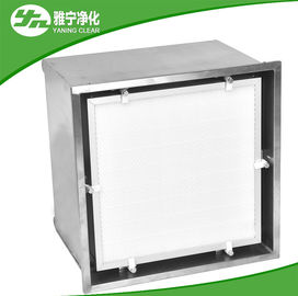 Hộp đầu cuối Hepa bằng thép sơn tĩnh điện với tấm khuếch tán mịn và bộ lọc Hepa con dấu chất lỏng