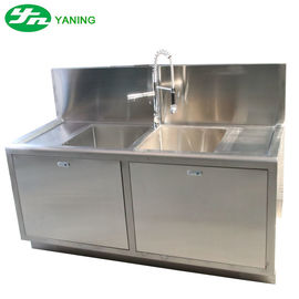 Bồn rửa tay bằng thép không gỉ của bệnh viện Bồn rửa tay xoay 360 độ và vòi có thể co giãn