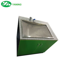 Chậu rửa tay y tế nhỏ với phiến đá cẩm thạch và lưới lọc bằng thép không gỉ