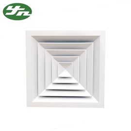 Thông gió phòng sạch tùy chỉnh, Bộ khuếch tán không khí trên trần tròn / vuông bằng hợp kim nhôm