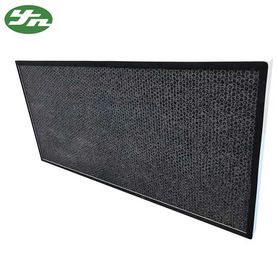 Bộ lọc không khí than hoạt tính dạng tổ ong Khung nhôm để lọc không khí