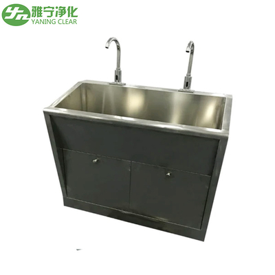 Yaning rửa tay bồn rửa tay phòng thí nghiệm bệnh viện hồng ngoại cảm biến tự động thép không gỉ