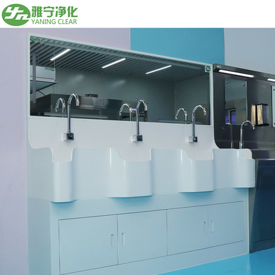 Đầu gối / chân / cảm biến hồng ngoại Phòng tẩy rửa phẫu thuật cho bệnh viện Được làm bằng thép không gỉ