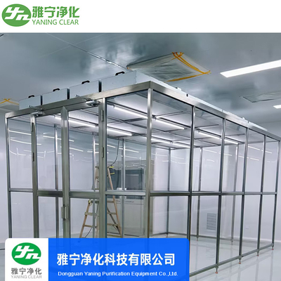 ISO GMP Không bụi PVC tường bảng phòng sạch mô-đun, Phòng thí nghiệm FFU Thiết bị làm sạch không khí