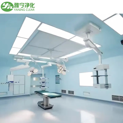 Mái trần dòng chảy laminar tấm thép điện phân cho phòng phẫu thuật YANING ISO chứng nhận