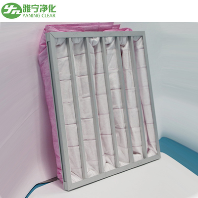 Bộ lọc không khí bỏ túi Polyester Ahu 3500m³ / h
