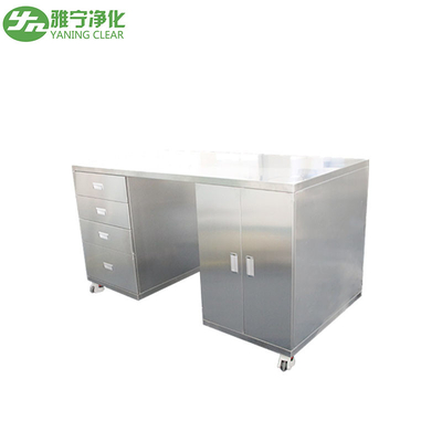 Bệnh viện kim loại Tủ nha khoa bằng thép không gỉ Nội thất bệnh viện với nhiều ngăn kéo