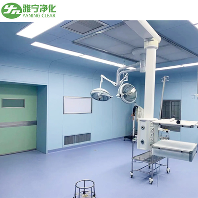 Xưởng làm việc trần nhà phòng sạch Bảng tường với dòng chảy laminar và màn hình cảm ứng điều khiển kỹ thuật số
