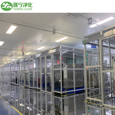 Hệ thống FFU mô-đun áp suất tích cực theo yêu cầu với tấm lọc HEPA chống tĩnh