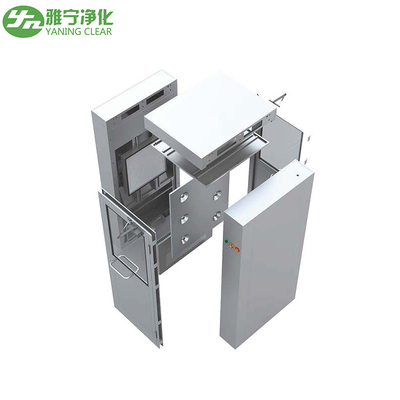 Yn-1500A thép không gỉ hỗ trợ phòng sạch vòi sen không khí với nội thất tùy chỉnh kích thước Lxwxh của 790X880X1910mm