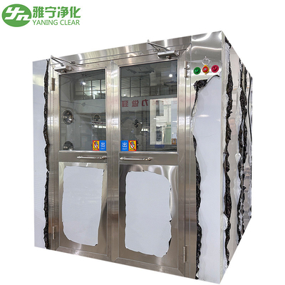 Tùy chọn tùy chỉnh YANING Standard Clean Room Air Shower với hỗ trợ thép không gỉ, đáp ứng các yêu cầu đa dạng
