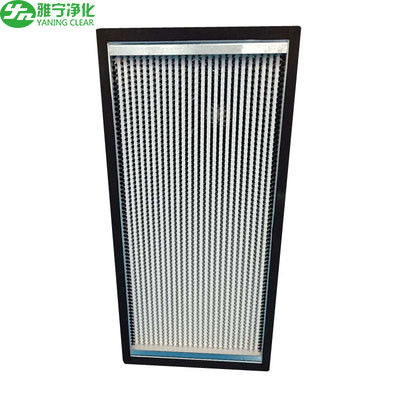 Khung thép mạ kẽm Bộ lọc không khí HEPA 1000m³ / h Khối lượng không khí với bộ tách lá nhôm