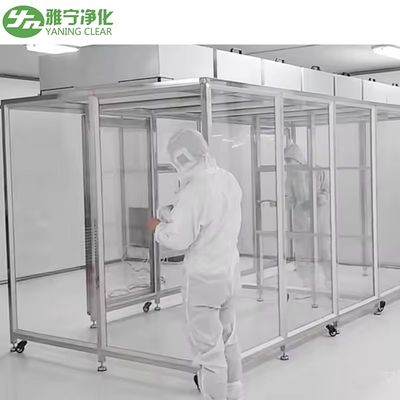 Phòng sạch mô-đun có thể tùy chỉnh với khung thép không gỉ và tấm acrylic Phòng sạch nhỏ di động