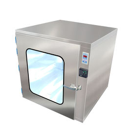 Thru / Delivery Air Shower Pass Box bằng thép không gỉ 304 với mở khóa bằng vân tay