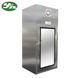 Bộ lọc quạt Phòng sạch đi qua các buồng, Hộp đi qua vòi hoa sen không khí Vật liệu thép lạnh