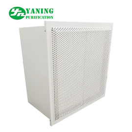 Thép sơn tĩnh điện Bộ lọc quạt phòng sạch HFU với hộp Hepa giảm chấn khí