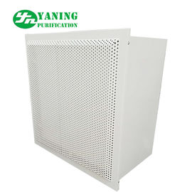 Phòng sạch đầu cuối Phòng lọc Hepa Hộp lọc sơn mài Bảng nướng cho xưởng làm sạch