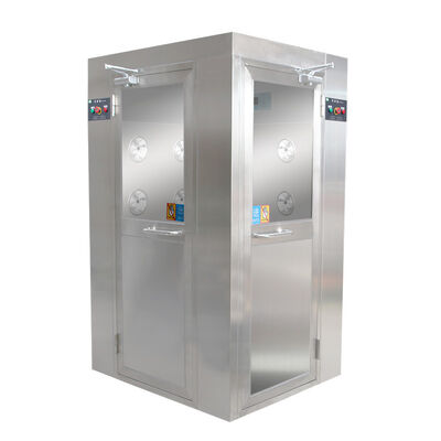 YANING GMP tiêu chuẩn thép không gỉ nền tấm phòng sạch tắm không khí với thời gian tắm không khí điều chỉnh