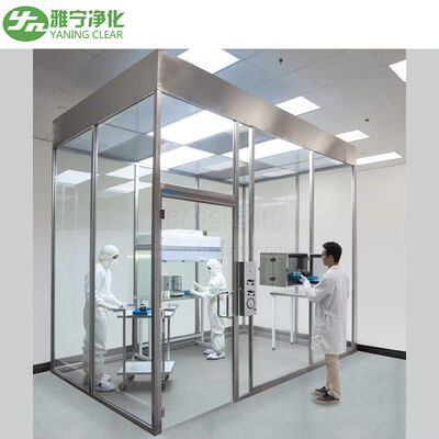 Phòng Sạch Luồng Dòng Chảy Dễ Lắp Ráp Mô-đun với Bộ Lọc HEPA H14 và Cấu Trúc Thép Không Gỉ 304
