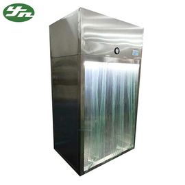 Thép không gỉ 304 Hệ thống lưu lượng không khí trong phòng sạch Phòng lấy mẫu 0.8kw Với bánh xe