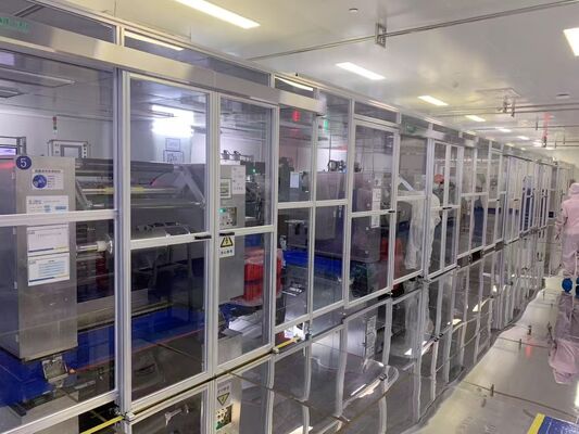 Lắp đặt nhanh Modular Clean Booth với tốc độ không khí điều chỉnh 0,3-0,5m / s và bộ lọc HEPA H14 để lắp ráp không cần công cụ